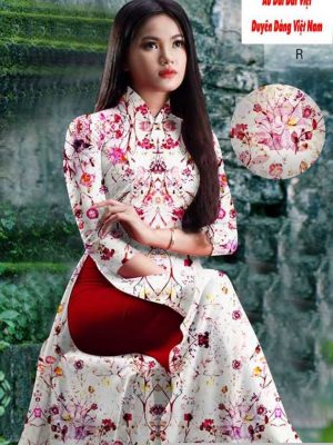Vải áo dài hoa đều mới ra AD H10366 26 1591590314 475 vai ao dai vai ao dai dep ad