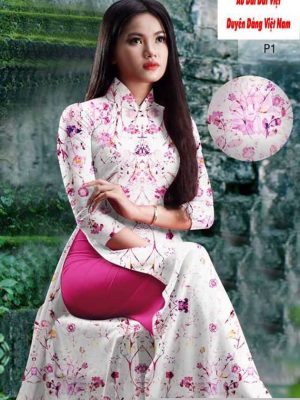 Vải áo dài hoa đều mới ra AD H10366 30 1591590315 21 vai ao dai vai ao dai dep ad