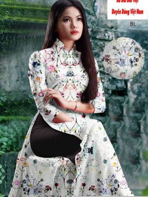Vải áo dài hoa đều mới ra AD H10366 32 1591590315 611 vai ao dai vai ao dai dep ad