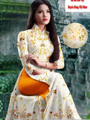 Vải áo dài hoa đều mới ra AD H10366 31 1591590315 824 vai ao dai vai ao dai dep ad