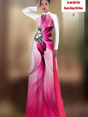 Vải áo dài hoa 3D mới ra AD H10627 33 1591590670 606 vai ao dai vai ao dai dep ad