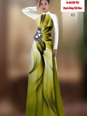 Vải áo dài hoa 3D mới ra AD H10627 37 1591590671 717 vai ao dai vai ao dai dep ad