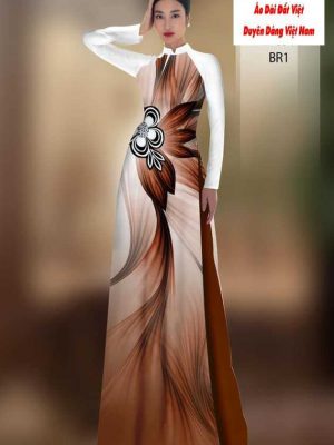 Vải áo dài hoa 3D mới ra AD H10627 35 1591590671 753 vai ao dai vai ao dai dep ad