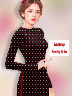 Vải áo dài chấm bi kiểu mới AD 9256 21 1591590789 584 vai ao dai vai ao dai dep ad