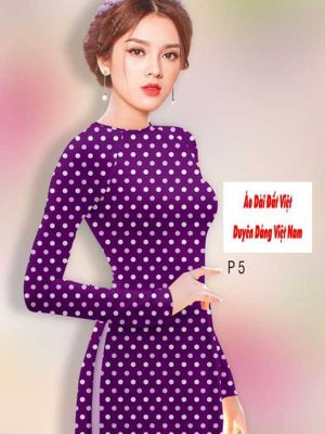 Vải áo dài chấm bi kiểu mới AD 9256 22 1591590789 891 vai ao dai vai ao dai dep ad