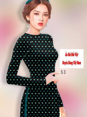 Vải áo dài chấm bi kiểu mới AD 9256 24 1591590790 398 vai ao dai vai ao dai dep ad