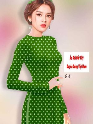 Vải áo dài chấm bi kiểu mới AD 9256 26 1591590790 987 vai ao dai vai ao dai dep ad