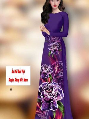 Vải áo dài hoa 3D thiết kế 2020 AD H14493 28 1591590910 27 vai ao dai vai ao dai dep ad
