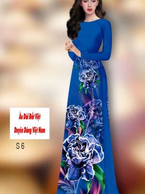 Vải áo dài hoa 3D thiết kế 2020 AD H14493 25 1591590910 463 vai ao dai vai ao dai dep ad