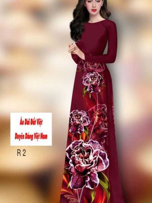 Vải áo dài hoa 3D thiết kế 2020 AD H14493 27 1591590910 488 vai ao dai vai ao dai dep ad