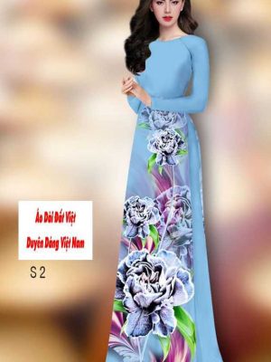 Vải áo dài hoa 3D thiết kế 2020 AD H14493 23 1591590910 779 vai ao dai vai ao dai dep ad