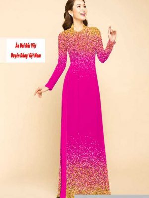 Vải áo dài chấm bi kiểu mới AD M7447 37 1591591398 412 vai ao dai vai ao dai dep ad