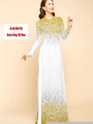 Vải áo dài chấm bi kiểu mới AD M7447 39 1591591398 536 vai ao dai vai ao dai dep ad
