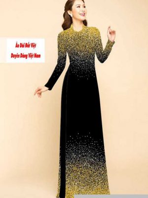 Vải áo dài chấm bi kiểu mới AD M7447 40 1591591398 556 vai ao dai vai ao dai dep ad