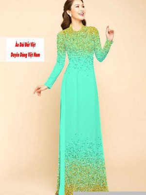 Vải áo dài chấm bi kiểu mới AD M7447 36 1591591398 745 vai ao dai vai ao dai dep ad
