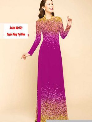 Vải áo dài chấm bi kiểu mới AD M7447 35 1591591398 787 vai ao dai vai ao dai dep ad