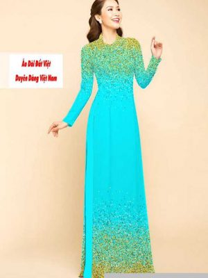 Vải áo dài chấm bi kiểu mới AD M7447 46 1591591399 254 vai ao dai vai ao dai dep ad