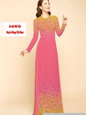 Vải áo dài chấm bi kiểu mới AD M7447 41 1591591399 813 vai ao dai vai ao dai dep ad