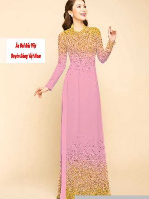 Vải áo dài chấm bi kiểu mới AD M7447 55 1591591401 92 vai ao dai vai ao dai dep ad