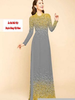 Vải áo dài chấm bi kiểu mới AD M7447 56 1591591401 998 vai ao dai vai ao dai dep ad