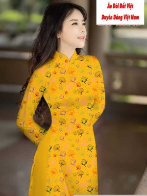 Vải áo dài hoa đều mới ra AD M7444 24 1591591632 379 vai ao dai vai ao dai dep ad