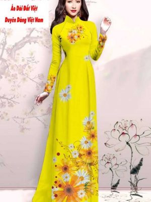 Vải áo dài hoa cúc thiết kế 2020 AD M7440 34 1591591993 326 vai ao dai vai ao dai dep ad