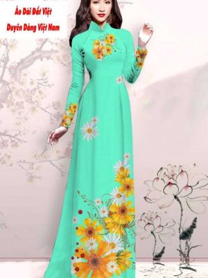 Vải áo dài hoa cúc thiết kế 2020 AD M7440 36 1591591994 158 vai ao dai vai ao dai dep ad