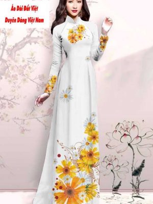 Vải áo dài hoa cúc thiết kế 2020 AD M7440 38 1591591994 191 vai ao dai vai ao dai dep ad