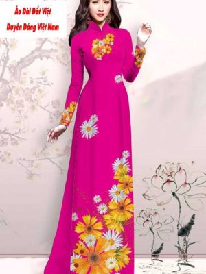 Vải áo dài hoa cúc thiết kế 2020 AD M7440 37 1591591994 484 vai ao dai vai ao dai dep ad