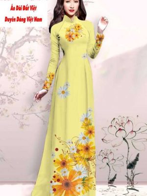 Vải áo dài hoa cúc thiết kế 2020 AD M7440 47 1591591995 115 vai ao dai vai ao dai dep ad