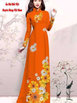 Vải áo dài hoa cúc thiết kế 2020 AD M7440 44 1591591995 312 vai ao dai vai ao dai dep ad
