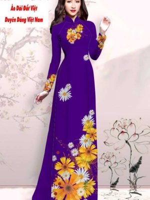 Vải áo dài hoa cúc thiết kế 2020 AD M7440 49 1591591996 305 vai ao dai vai ao dai dep ad
