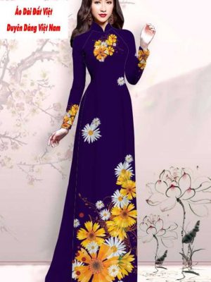 Vải áo dài hoa cúc thiết kế 2020 AD M7440 51 1591591996 705 vai ao dai vai ao dai dep ad