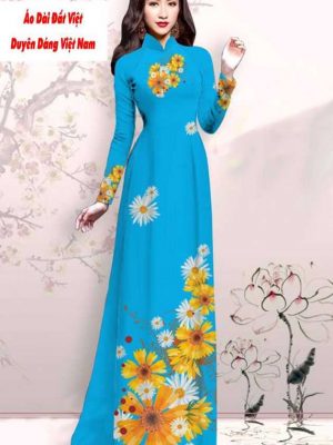 Vải áo dài hoa cúc thiết kế 2020 AD M7440 52 1591591996 953 vai ao dai vai ao dai dep ad