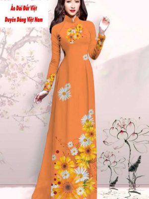Vải áo dài hoa cúc thiết kế 2020 AD M7440 60 1591591998 213 vai ao dai vai ao dai dep ad