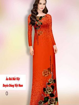 Vải áo dài hoa hồng thiết kế 2020 AD H14572 24 1591592350 130 vai ao dai vai ao dai dep ad