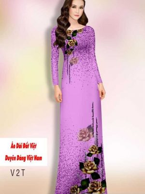 Vải áo dài hoa hồng thiết kế 2020 AD H14572 21 1591592350 70 vai ao dai vai ao dai dep ad