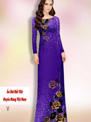 Vải áo dài hoa hồng thiết kế 2020 AD H14572 23 1591592350 824 vai ao dai vai ao dai dep ad