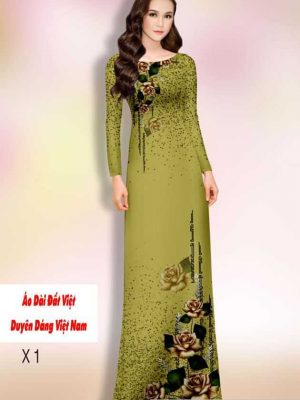 Vải áo dài hoa hồng thiết kế 2020 AD H14572 26 1591592351 451 vai ao dai vai ao dai dep ad