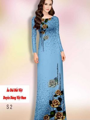 Vải áo dài hoa hồng thiết kế 2020 AD H14572 27 1591592351 93 vai ao dai vai ao dai dep ad