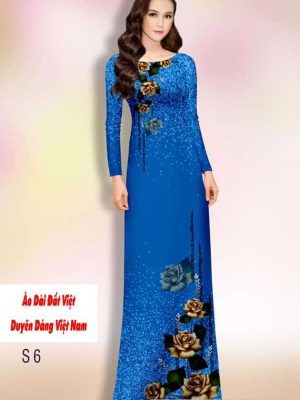 Vải áo dài hoa hồng thiết kế 2020 AD H14572 30 1591592351 987 vai ao dai vai ao dai dep ad
