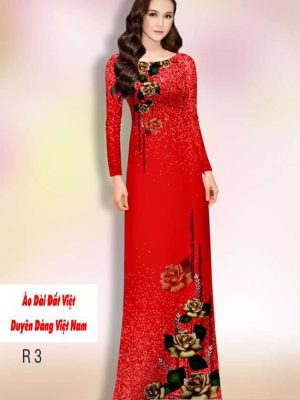 Vải áo dài hoa hồng thiết kế 2020 AD H14572 31 1591592352 575 vai ao dai vai ao dai dep ad