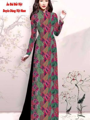 Vải áo dài hoa đều mới ra AD M7434 23 1591592589 258 vai ao dai vai ao dai dep ad