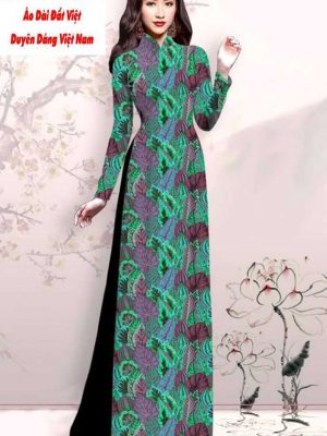 Vải áo dài hoa đều mới ra AD M7434 17 1591592589 542 vai ao dai vai ao dai dep ad