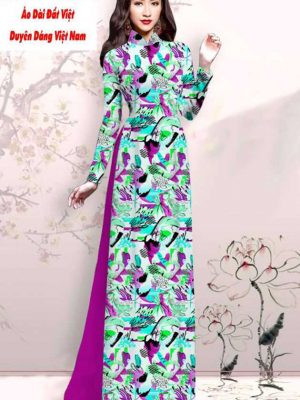 Vải áo dài hoa đều kiểu mới AD M7431 29 1591592829 462 vai ao dai vai ao dai dep ad