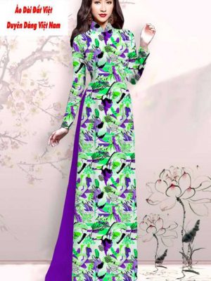 Vải áo dài hoa đều kiểu mới AD M7431 30 1591592829 846 vai ao dai vai ao dai dep ad