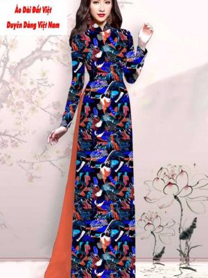 Vải áo dài hoa đều kiểu mới AD M7431 49 1591592832 482 vai ao dai vai ao dai dep ad