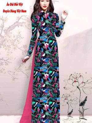 Vải áo dài hoa đều kiểu mới AD M7431 45 1591592832 810 vai ao dai vai ao dai dep ad