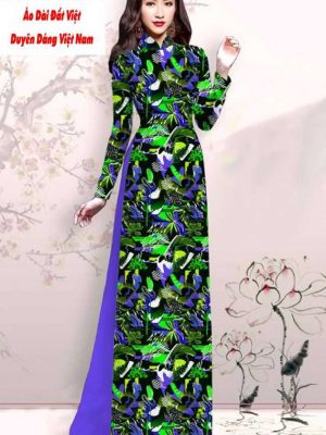 Vải áo dài hoa đều kiểu mới AD M7431 44 1591592832 84 vai ao dai vai ao dai dep ad