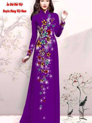 Vải áo dài hoa in 3D kiểu mới AD M7428 45 1591593069 443 vai ao dai vai ao dai dep ad
